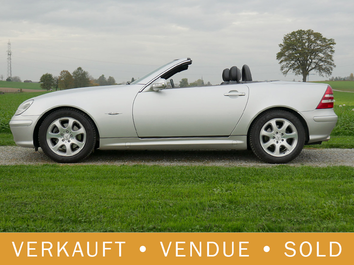 Mercedes Benz SLK 320 V6 Final Edition silber 2004