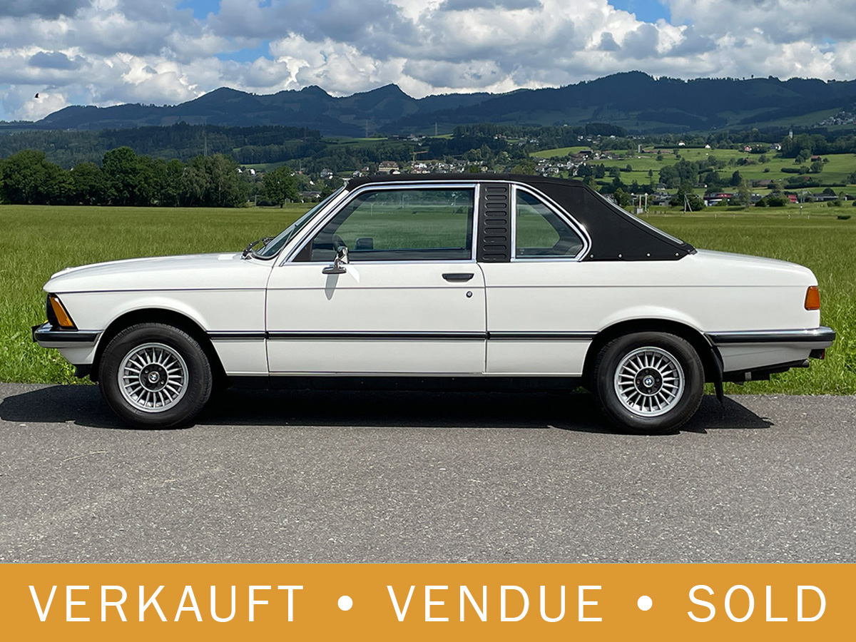 BMW 316 Baur TC Cabriolet e21 weiss 1979