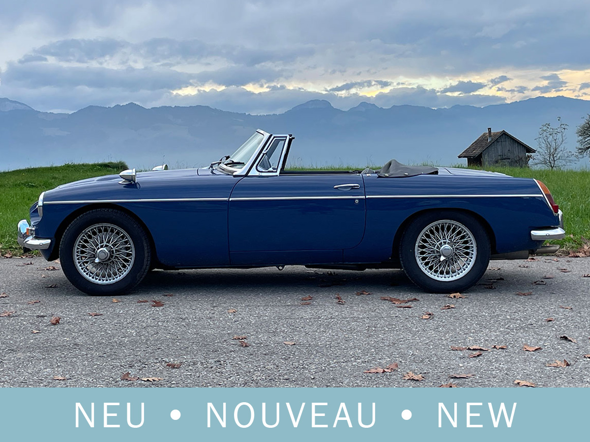 MG C Roadster 6-Zylinder 3.0 blau 1968