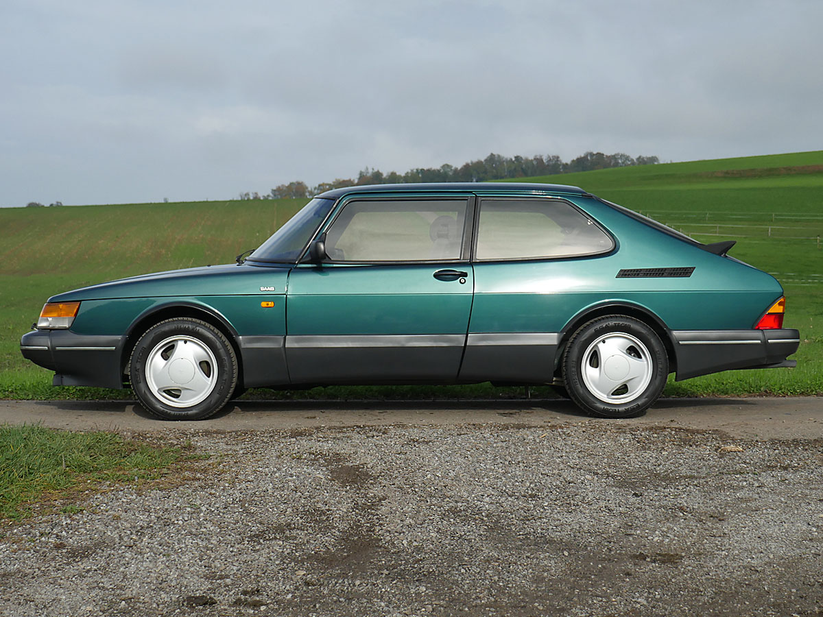 Saab 900 S 16 V LP Turbo Coupé manual grün 1993