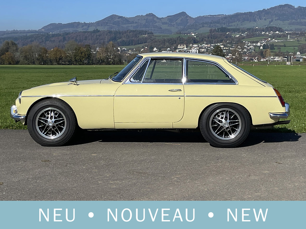 MG C GT Coupé 3.0 Primrose Yellow 1969